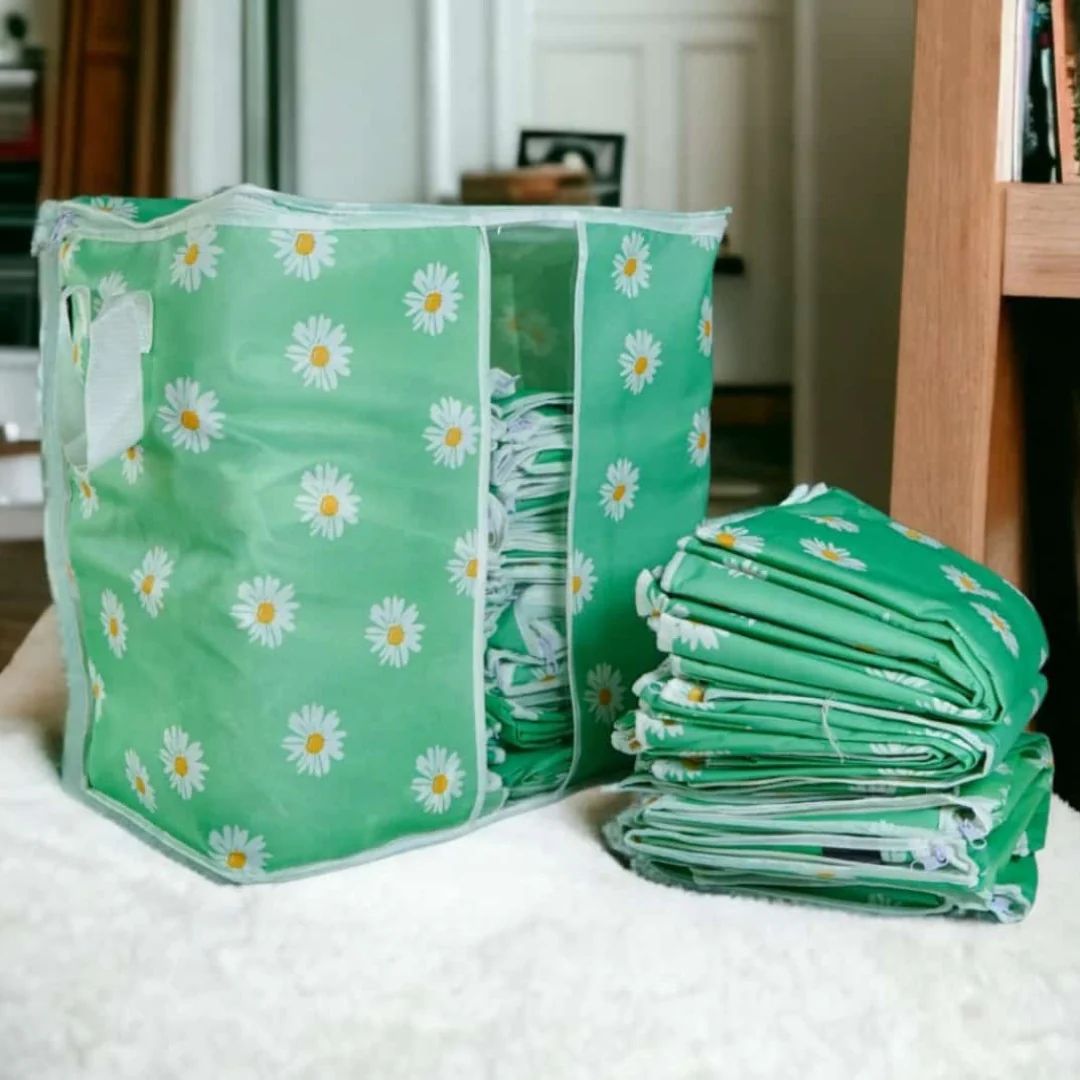 Floral Printed Cloth Storage Bag